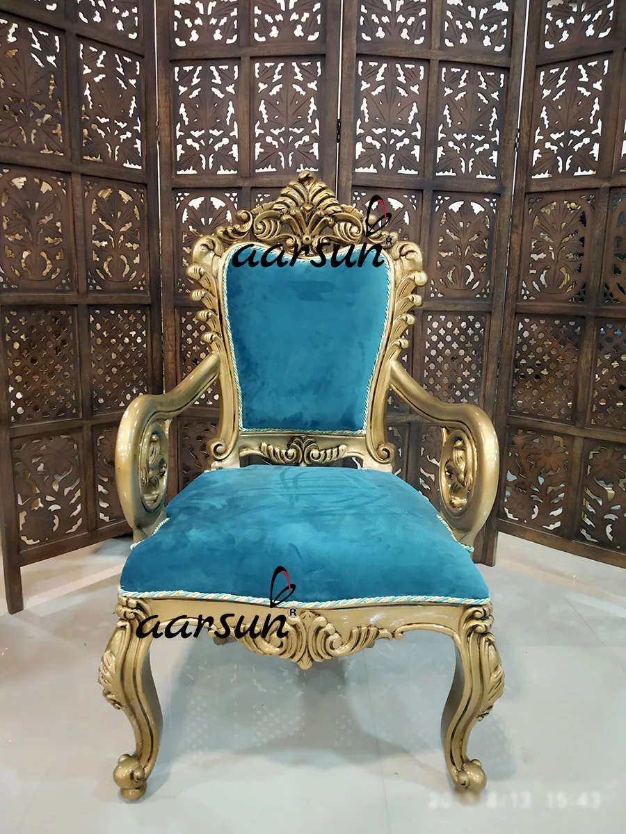 Bedroom Chair in Baroque Style view 5