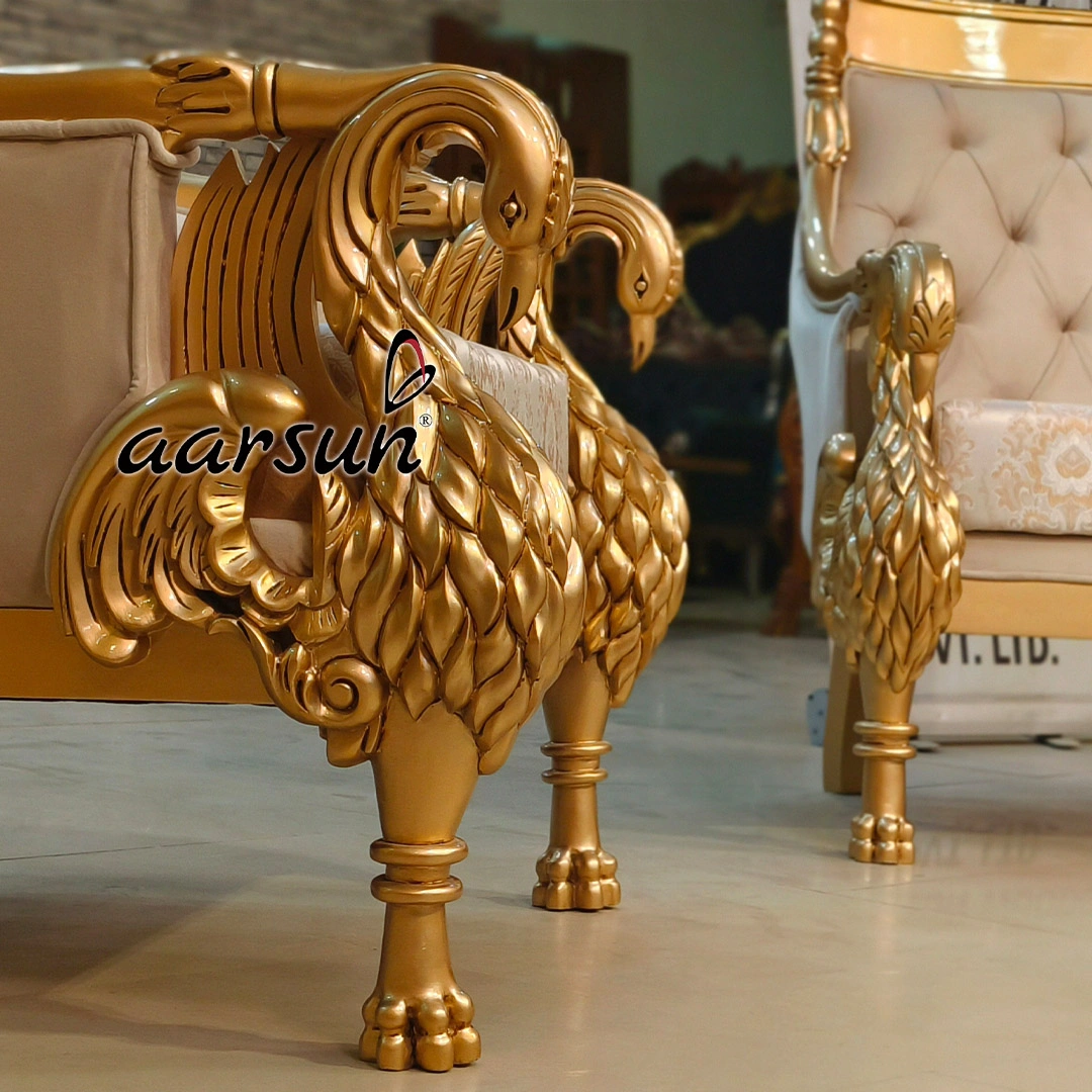 Designer Chair With Hawk Design legs view 4