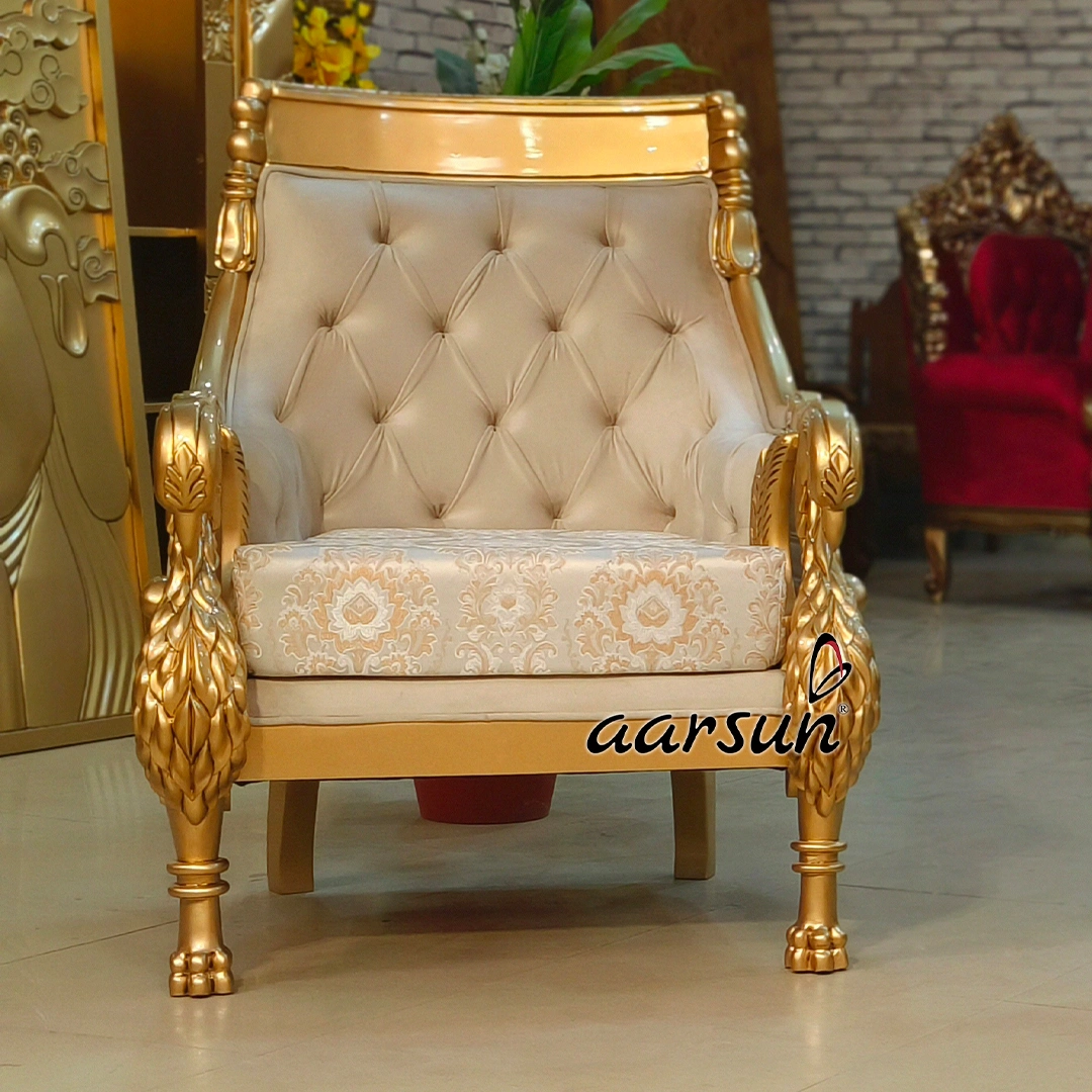 Designer Chair With Hawk Design legs view 5