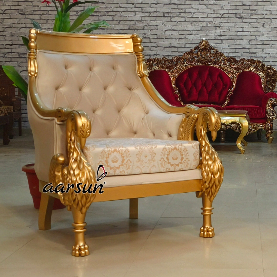 Designer Chair With Hawk Design legs view 6