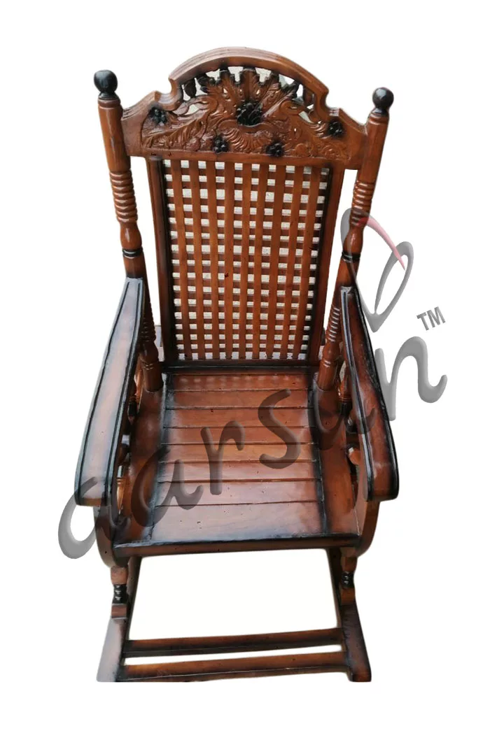 Handcrafted Rocking Chair view 4