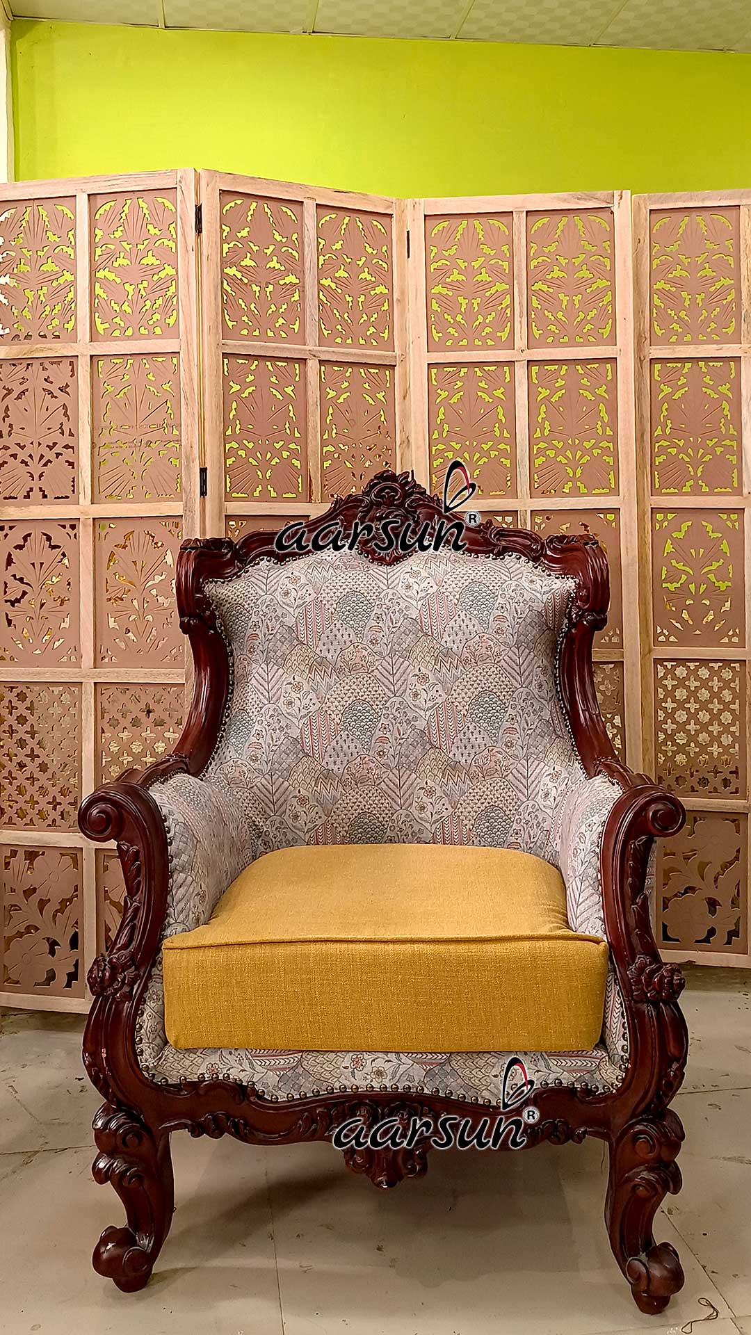 Royal Chair Design in Teak view 4