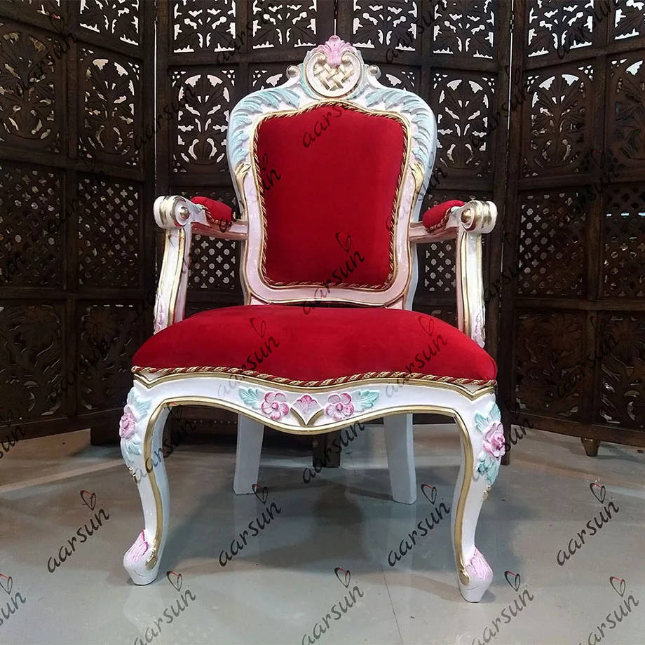 Traditional Designer Arm Chair view 5