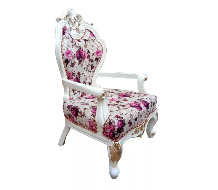 Wooden Accent Chair view 4